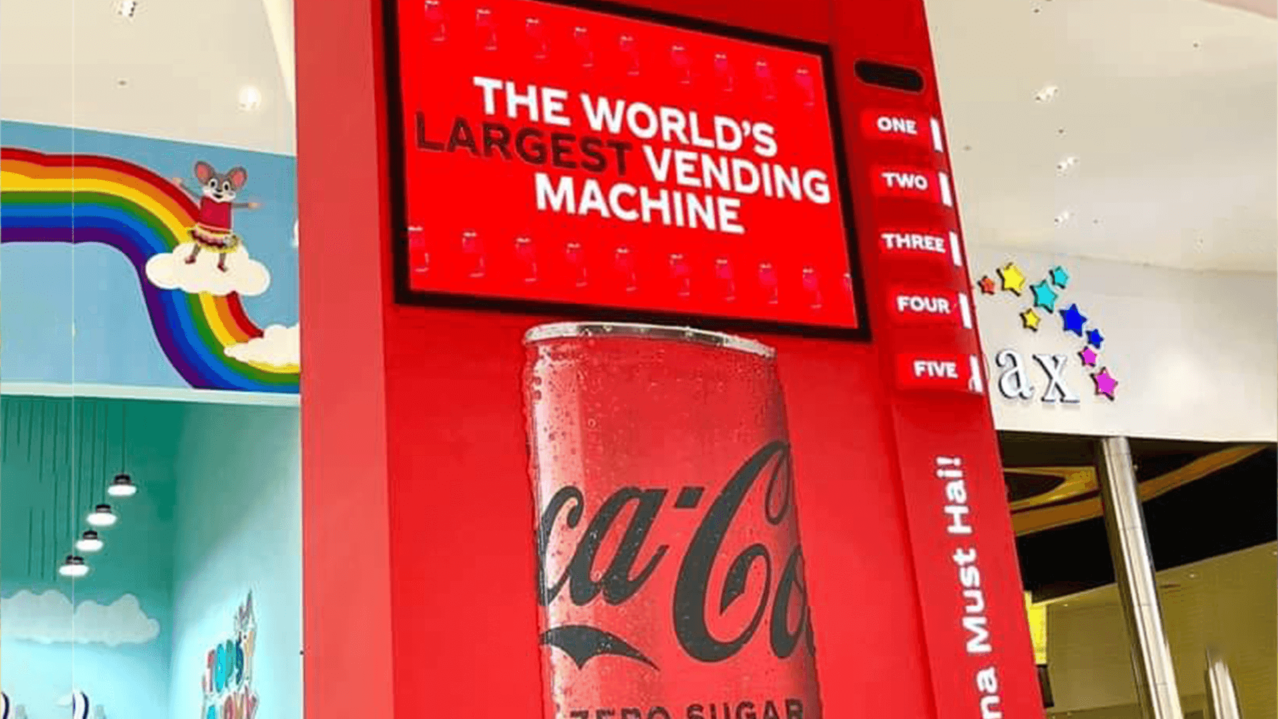 Coca Cola’s Largest Vending Machine
